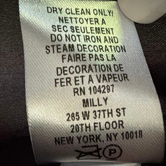 Milly Minis Black Sequin Dress size 6 Cap Sleeve - Picture 4 of 7